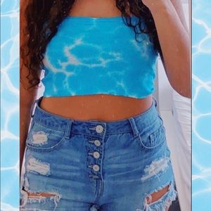 Tube top tie dye